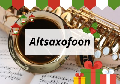 Kerst Altsaxofoon